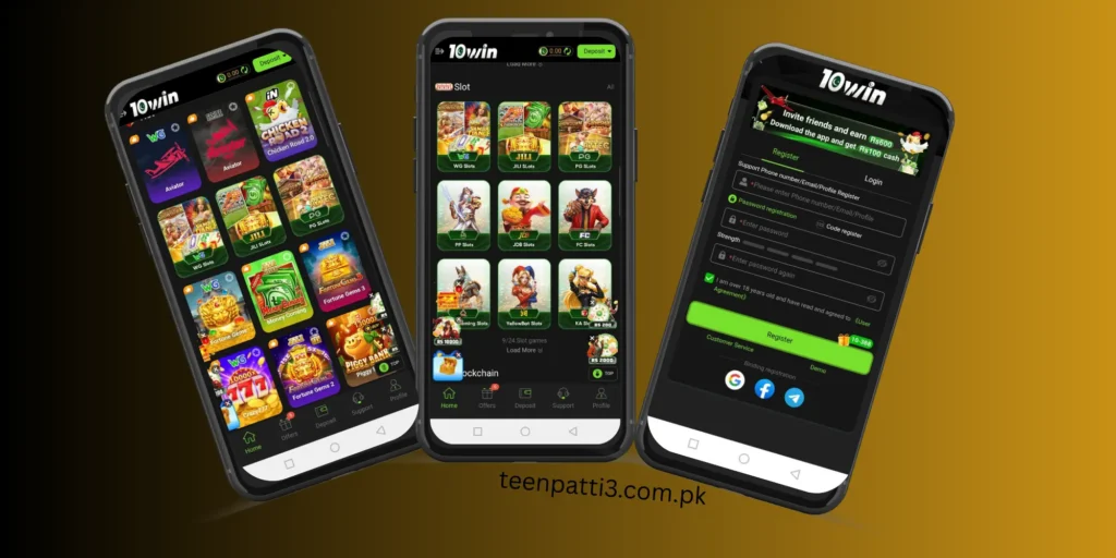 An image showing interface of 10win Game